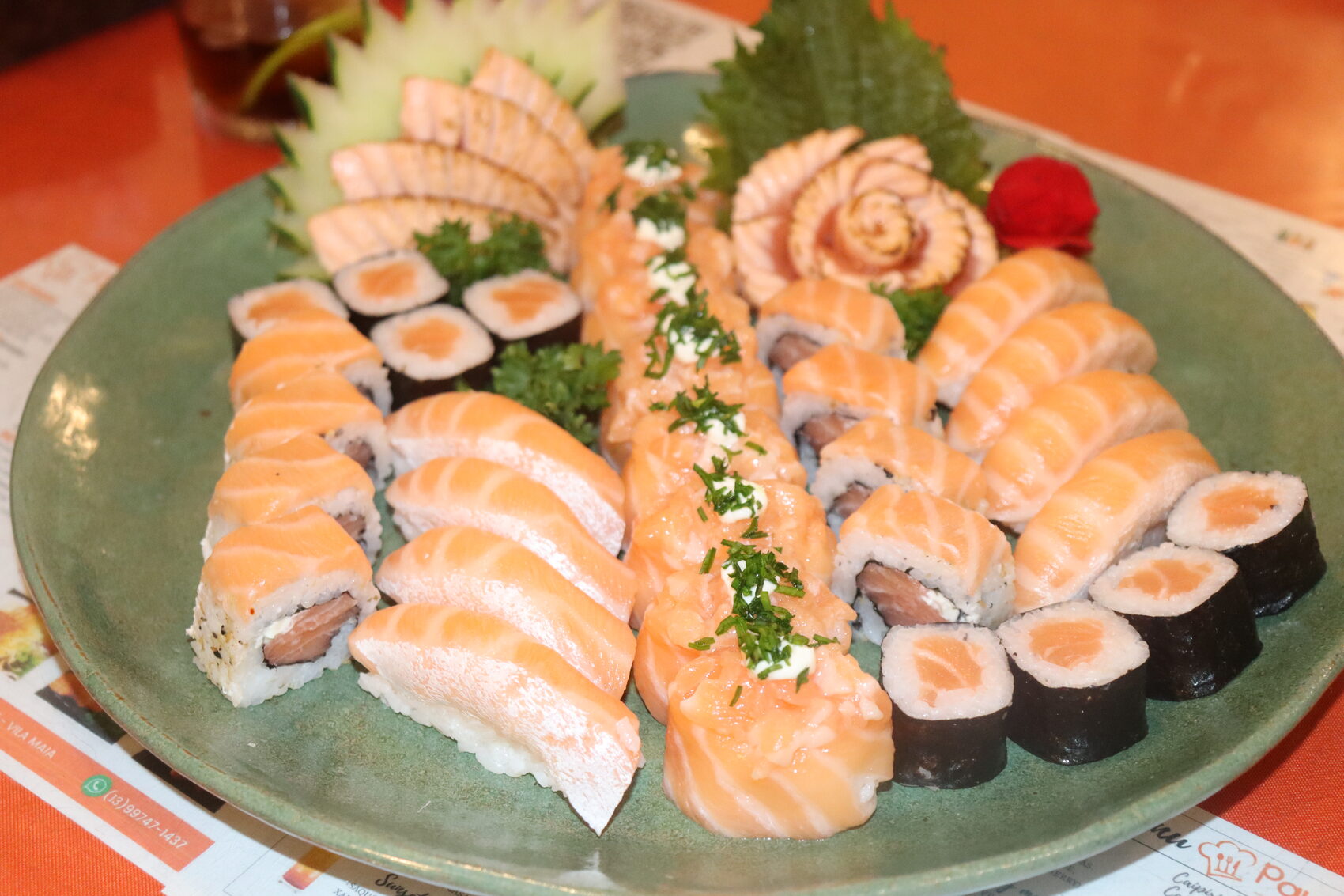 Comida japonesa do Paulo's